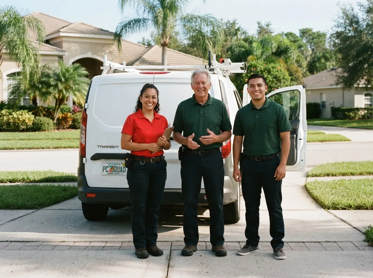 The Whitetail Pest Control team, pest control service in Kissimmee, FL